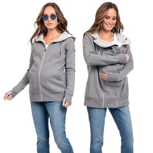 Seraphine Conner Maternity Hoodie Gray Medium